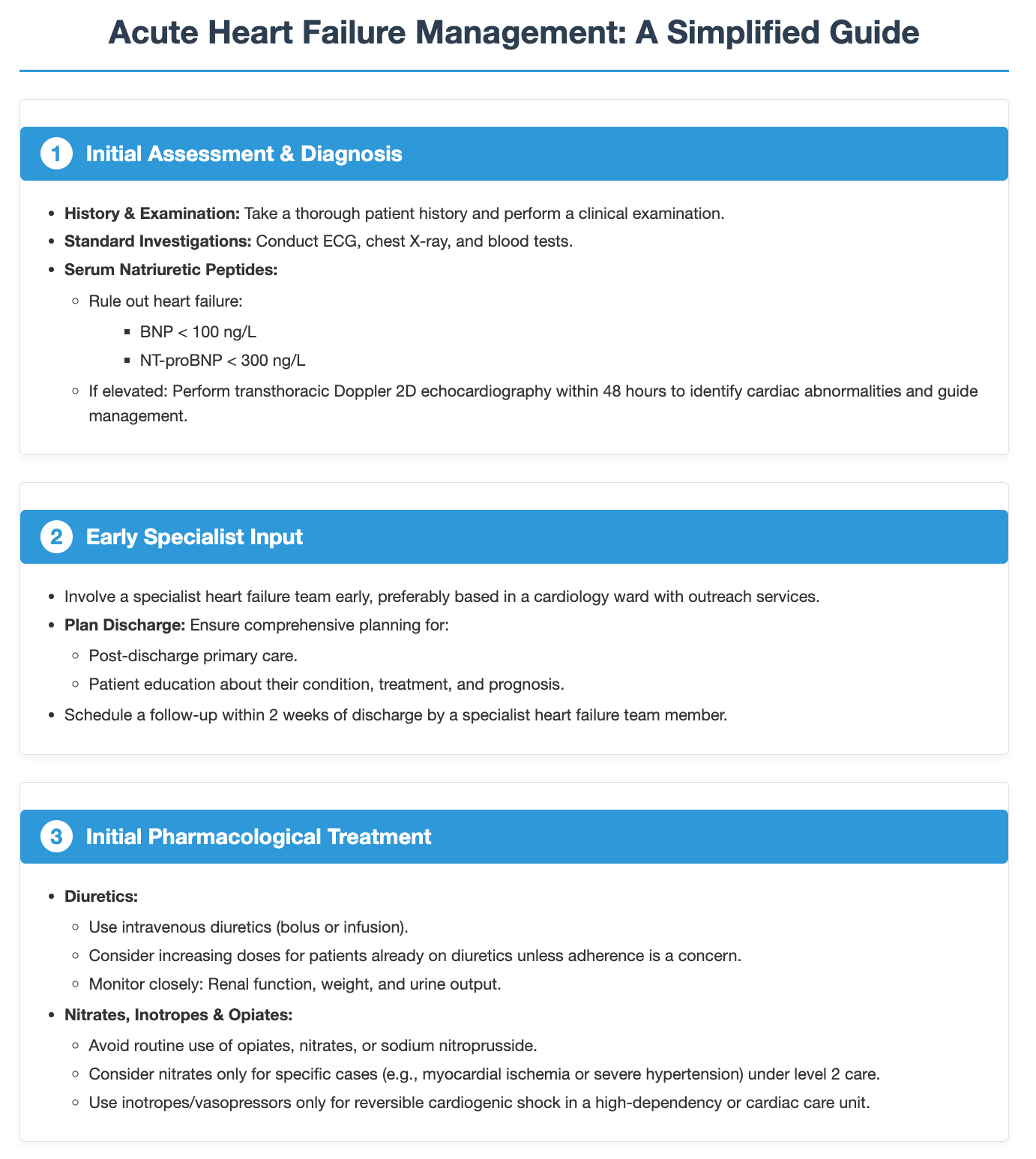 Heart failure guidelines